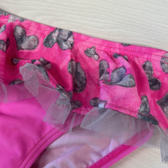 NWT Hula Star Heart Triangle Bikini Kids - Picture 4 of 7